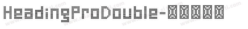 HeadingProDouble字体转换