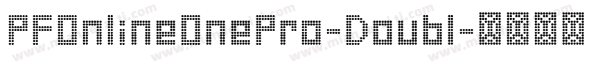 PFOnlineOnePro-Doubl字体转换