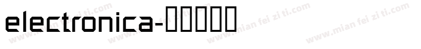 electronica字体转换