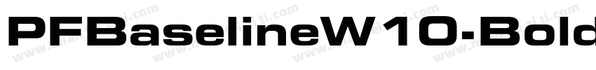 PFBaselineW10-Bold字体转换