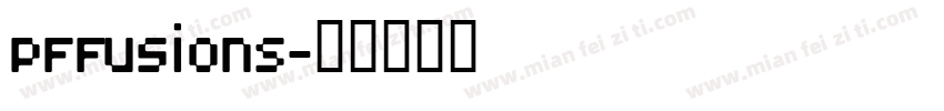 PFFusionS字体转换
