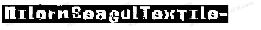 NilornSeagulTextile字体转换