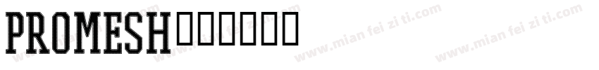 promesh字体转换