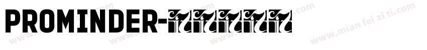 PROMINDER字体转换