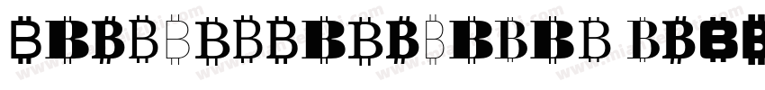 FontBitcoinColor-lnZD字体转换
