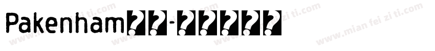Pakenham字体字体转换