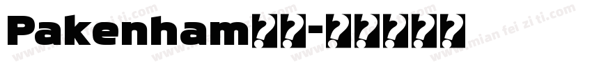 Pakenham字体字体转换