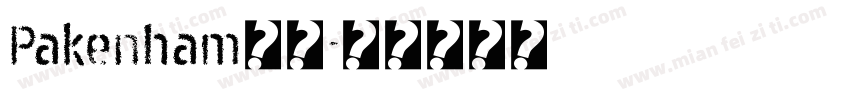 Pakenham字体字体转换