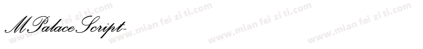 MPalaceScript字体转换