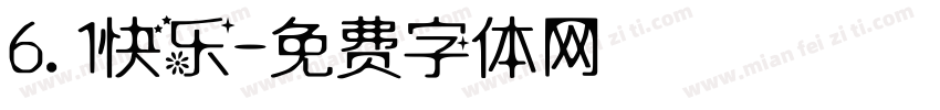 6.1快乐字体转换