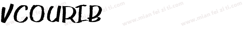 VCOURIB字体转换