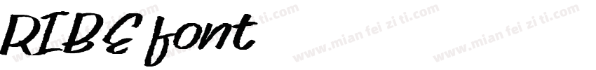 RIBEfont字体转换