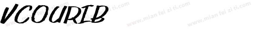 VCOURIB字体转换