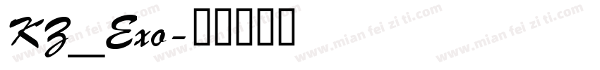 KZ_Exo字体转换