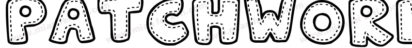 patchworkStitchlings字体转换