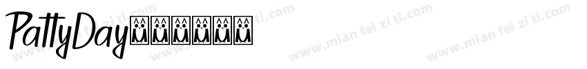 PattyDay字体转换