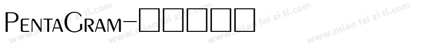 PentaGram字体转换