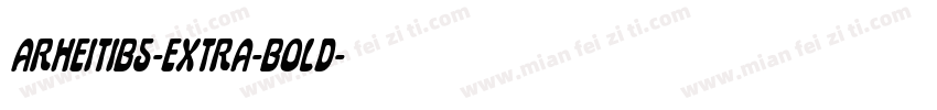 ARHeitiB5-Extra-bold字体转换