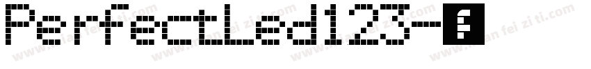 PerfectLed123字体转换
