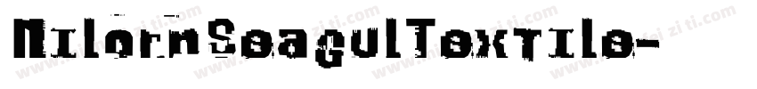 NilornSeagulTextile字体转换