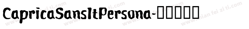 CapricaSansItPersona字体转换