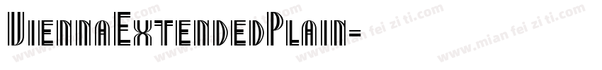 ViennaExtendedPlain字体转换