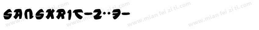 Sanskrit-2003字体转换