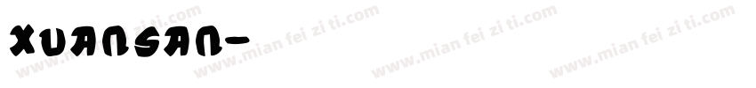 XuanSAN字体转换