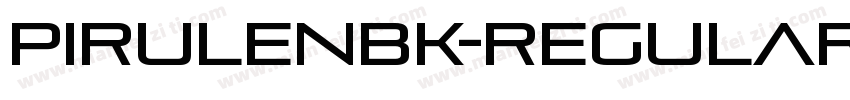 PirulenBk-Regular字体转换