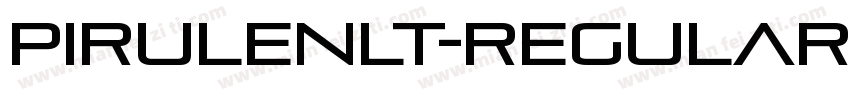 PirulenLt-Regular字体转换