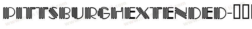 PittsburghExtended字体转换