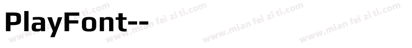 PlayFont-字体转换
