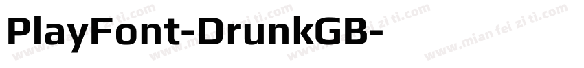 PlayFont-DrunkGB字体转换