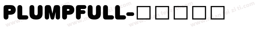 Plumpfull字体转换