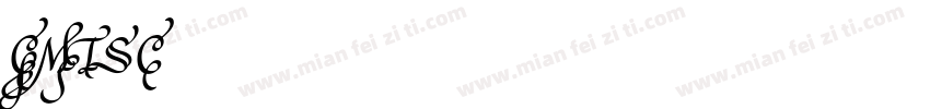 CentaurMT-SwashCapitals字体转换