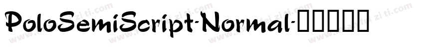 PoloSemiScript-Normal字体转换
