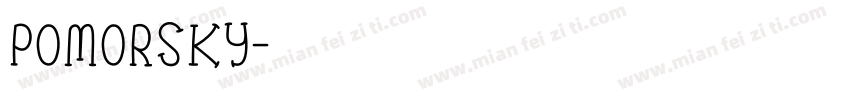 Pomorsky字体转换