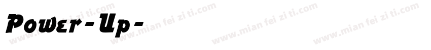 Power-Up字体转换