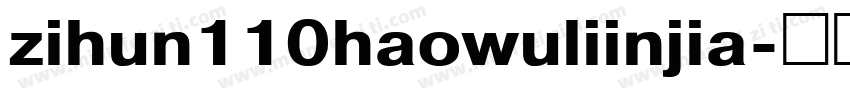zihun110haowuliinjia字体转换