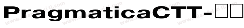 PragmaticaCTT字体转换