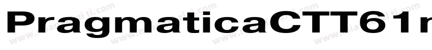 PragmaticaCTT61n字体转换