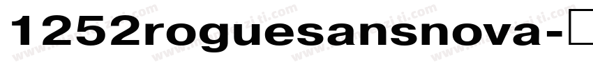 1252roguesansnova字体转换