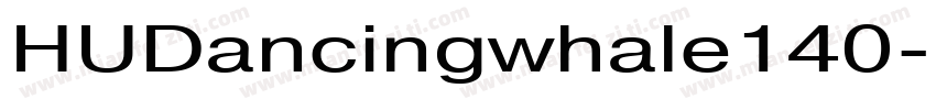 HUDancingwhale140字体转换
