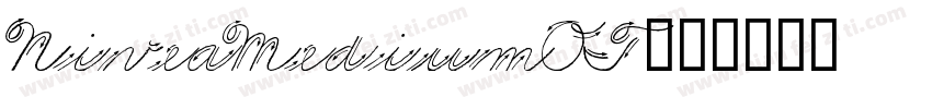 NiveaMediumOT字体转换