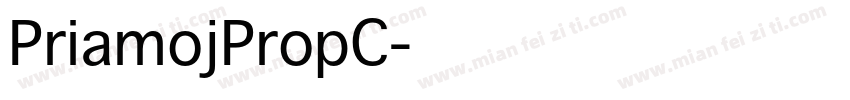 PriamojPropC字体转换