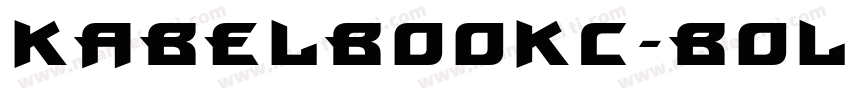 KabelBookC-Bold字体转换