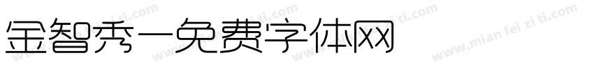 金智秀字体转换