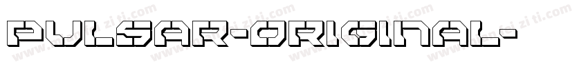 Pulsar-Original字体转换