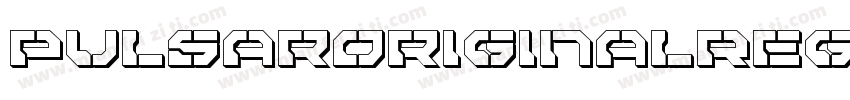 PulsarOriginalRegular字体转换
