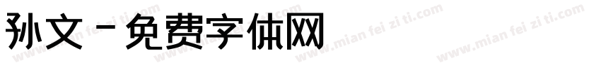 孙文字体转换